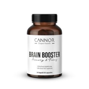 Cannor nutri: Brain Booster | Doplněk stravy | 100% přírodní | Paměť. Koncentrace. Pamatovák.