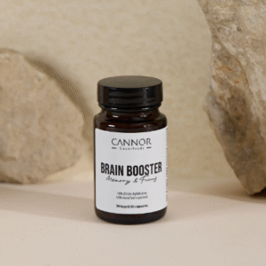 Brain Booster, doplněk stravy na koncentraci, soustředění, ayurvédské byliny, bylinný doplněk stravy Cannor Praha
