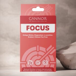 Focus, náplasti na soustředění, koncentrace, náplasti na koncentraci, přírodní náplasti Cannor Nutri, Cannor Praha, bylinné náplasti