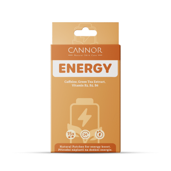 Energy, náplasti na energii, náplast na energii, přírodní náplasti Cannor, bylinné náplasti Praha, kofein, zelený čaj, vitamíny