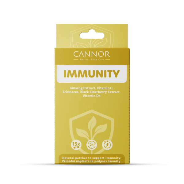 Immunity, náplast na imunitu, Imunita, přírodní náplasti Cannor, náplasti Praha, bylinné náplasti, Cannor