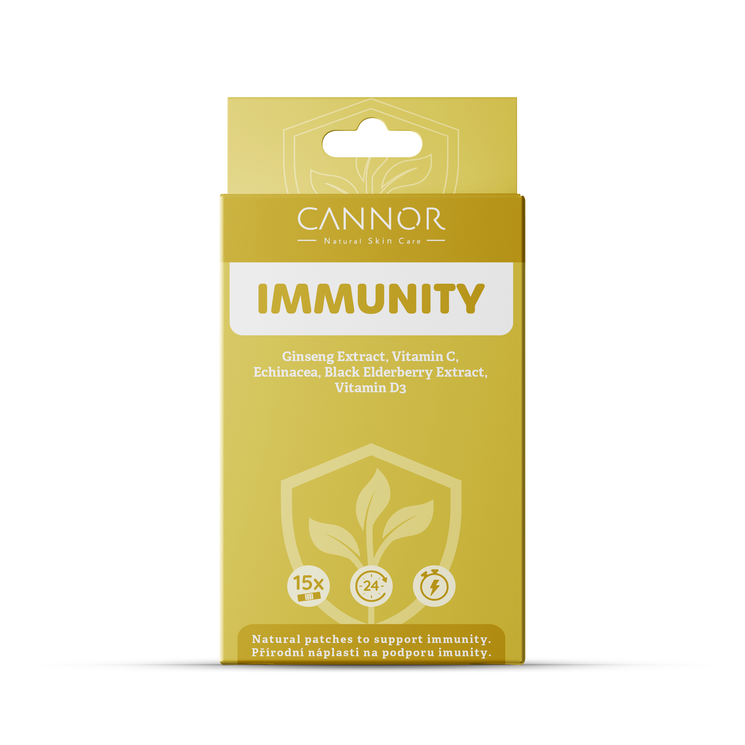 Immunity, náplast na imunitu, Imunita, přírodní náplasti Cannor, náplasti Praha, bylinné náplasti, Cannor