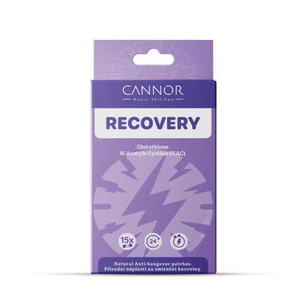 Recovery, kocovina, náplasti na kocovinu, glutathione, NAC, přírodní náplasti Praha, bylinné náplasti Cannor