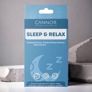 Sleep and Relax, náplasti na spaní, spánek, přírodní náplasti Cannor Praha